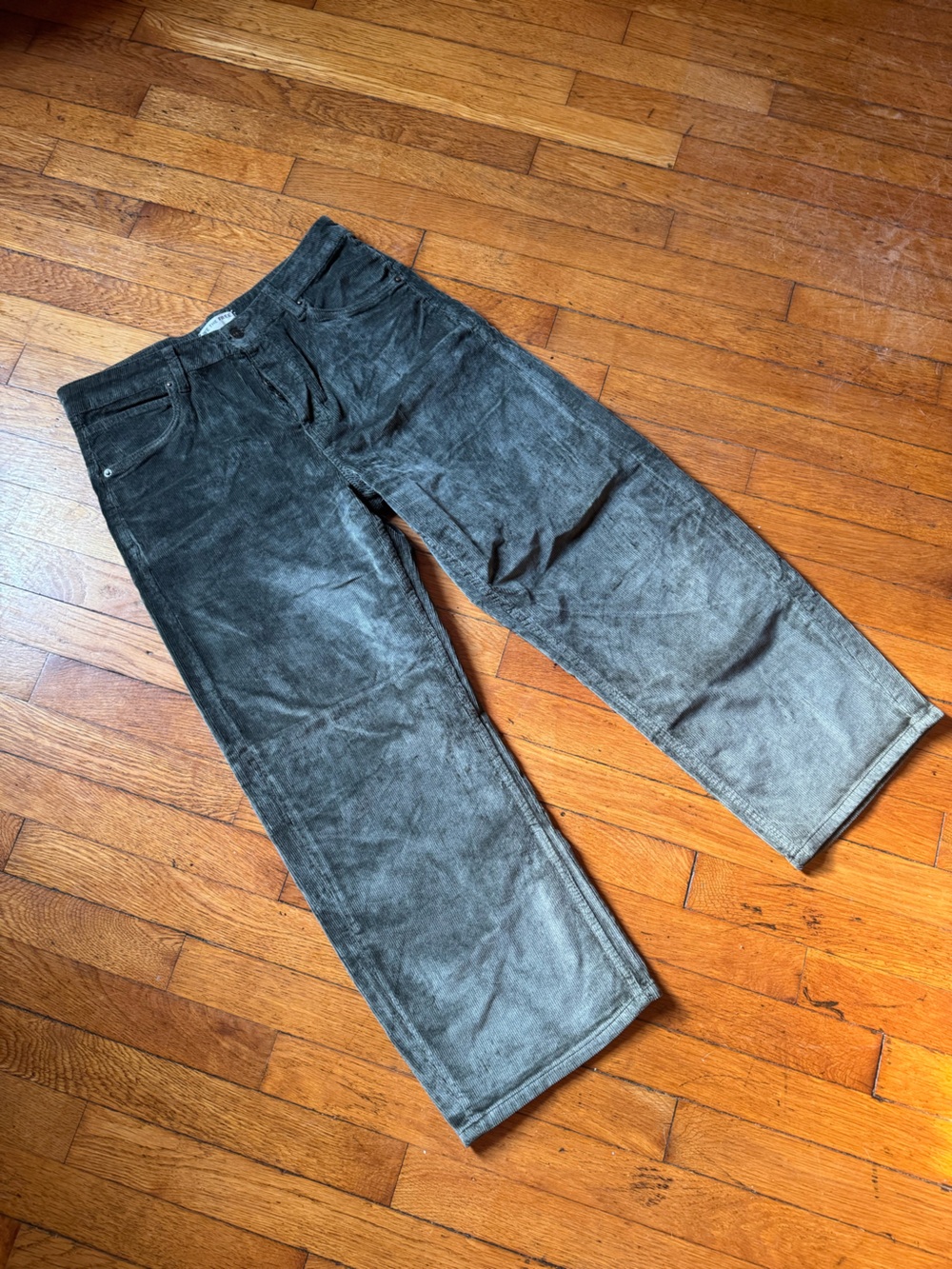 We The Free Corduroy Pants in Forest Green